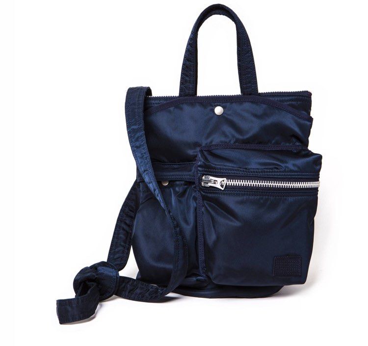 Sacai x Porter Small Navy Pocket Bag, Men's Fashion, Bags, Sling