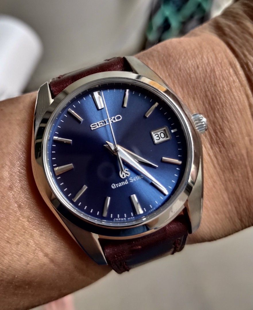 Grand Seiko SBGX065 9F62 quartz, Serviced Aug 2022, previous version of  sbgx265, stunning blue dial, Men's Fashion, Watches & Accessories, Watches  on Carousell