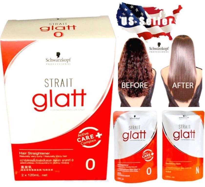 Schwarzkopf Hair Straightening Straight Glatt Cream REBONDING KIT