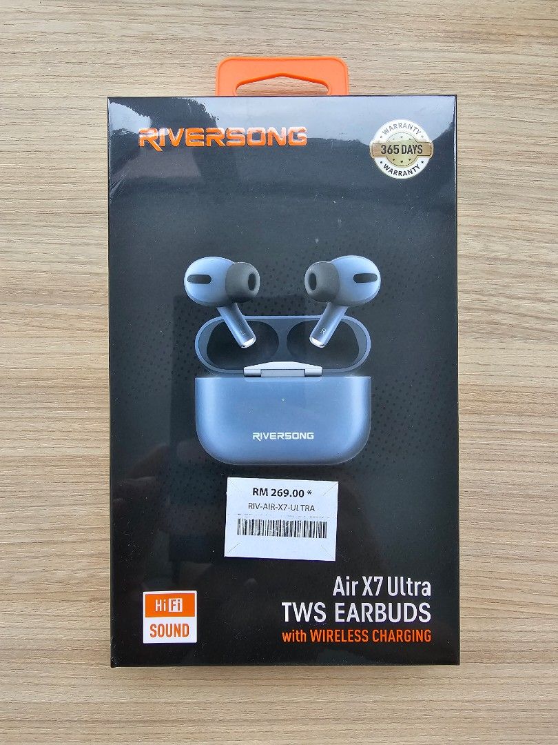 SEALED 100 NEW Riversong Air X7 Ultra TWS Earbuds Audio