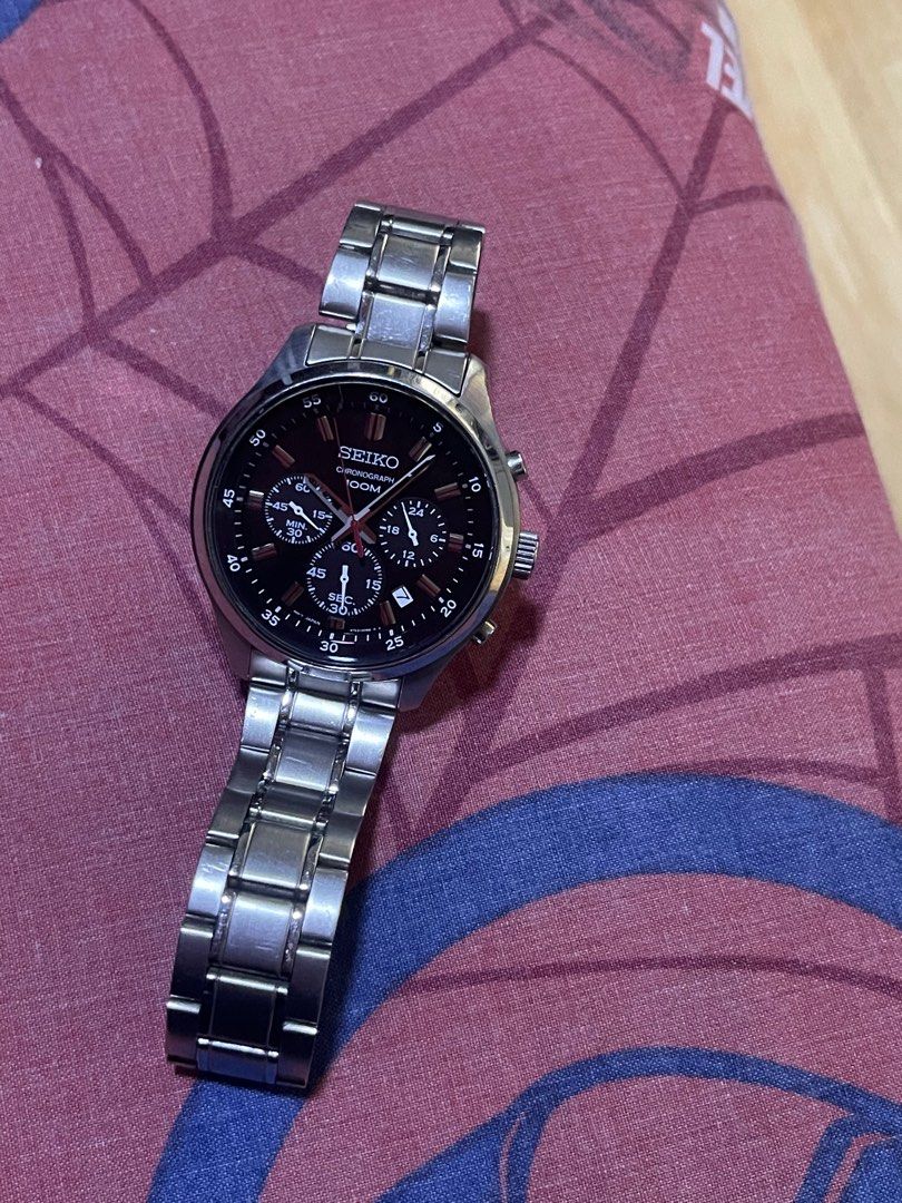 Seiko chronograph shop 100m price