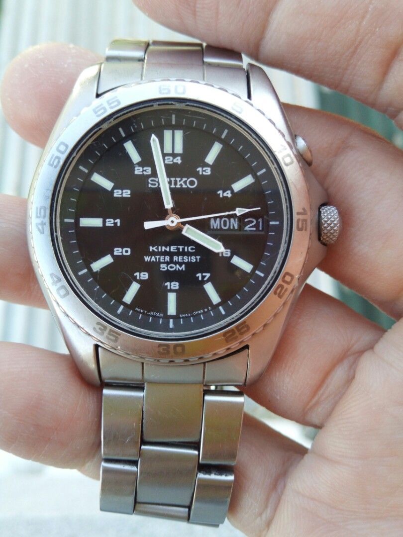 Seiko kinetic Watch, Men's Fashion, Watches & Accessories, Watches on  Carousell