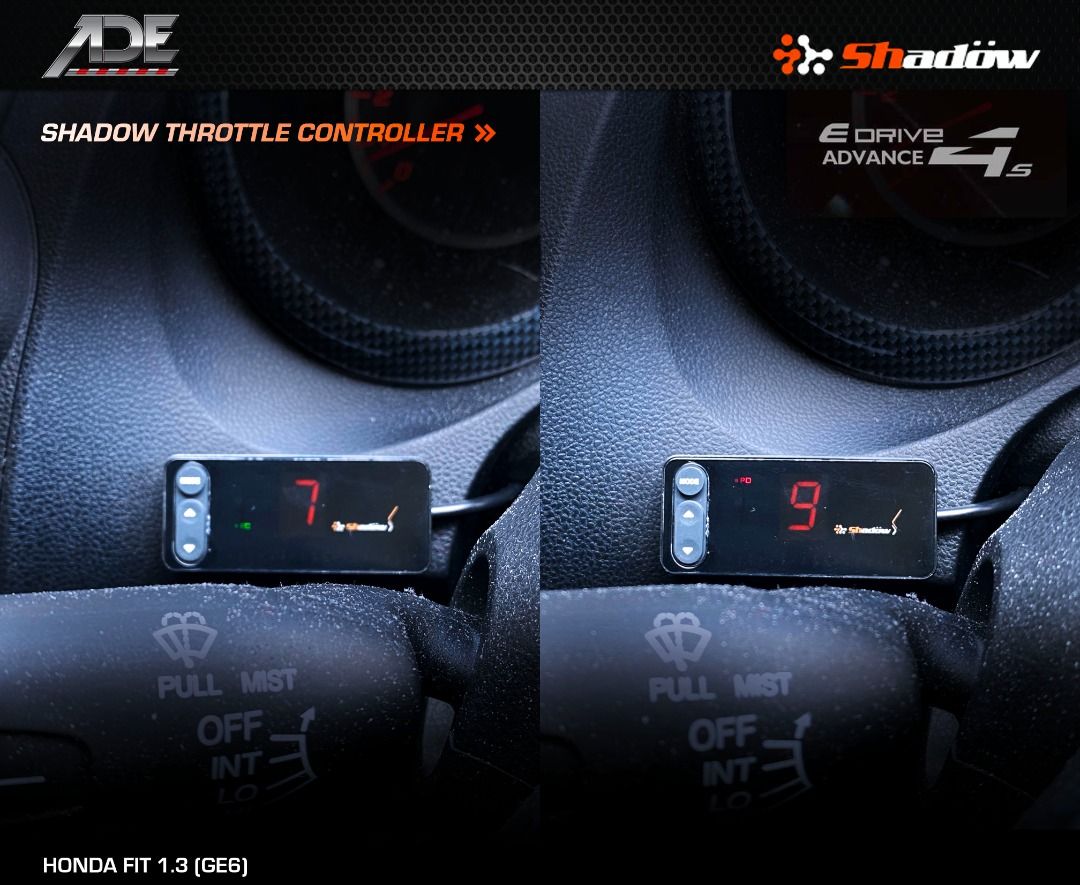 SHADOW THROTTLE CONTROLLER ON HONDA FIT 1.3 (GE6), Car Accessories ...