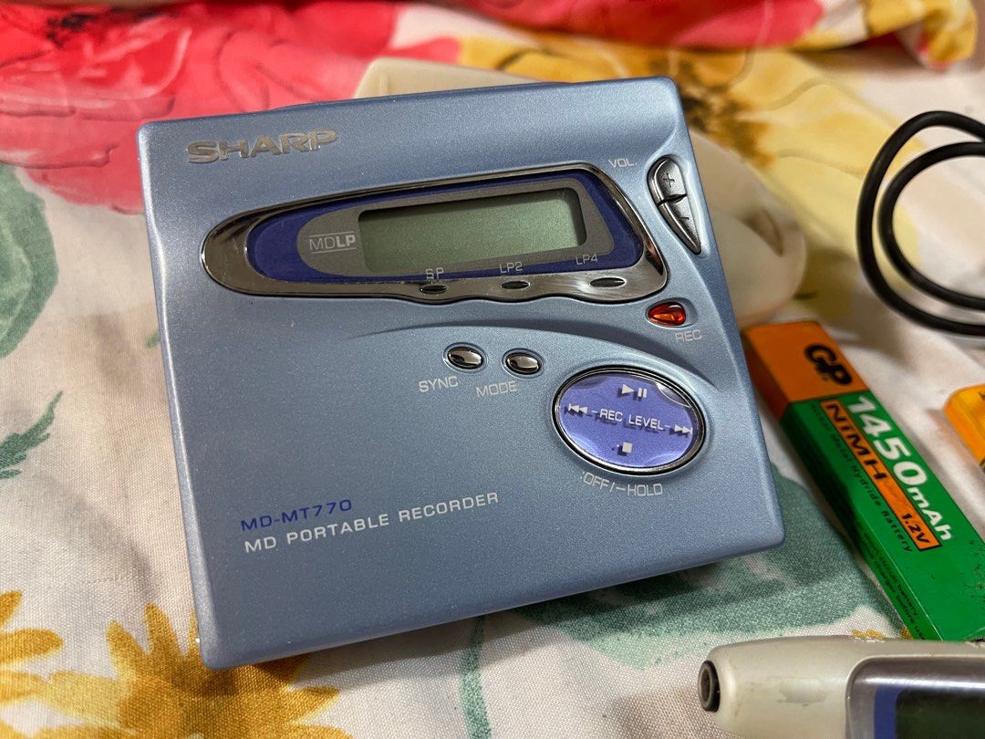 Sharp MD 機MT770 可錄音, 音響器材, 音樂播放裝置MP3及CD Player