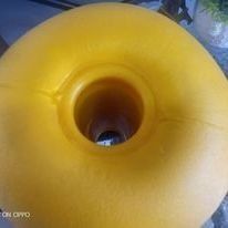 SHE FLOATER BALL BUOY DRIFT BUOY SEINE FLOAT size 100 color yellow