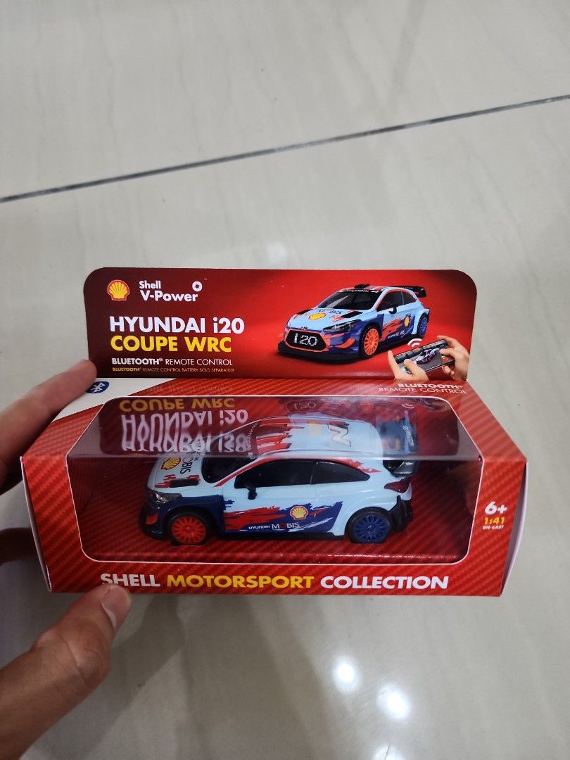 Shell remote control car hyundai i20 coupe WRC, Hobbies & Toys, Toys & Games on Carousell