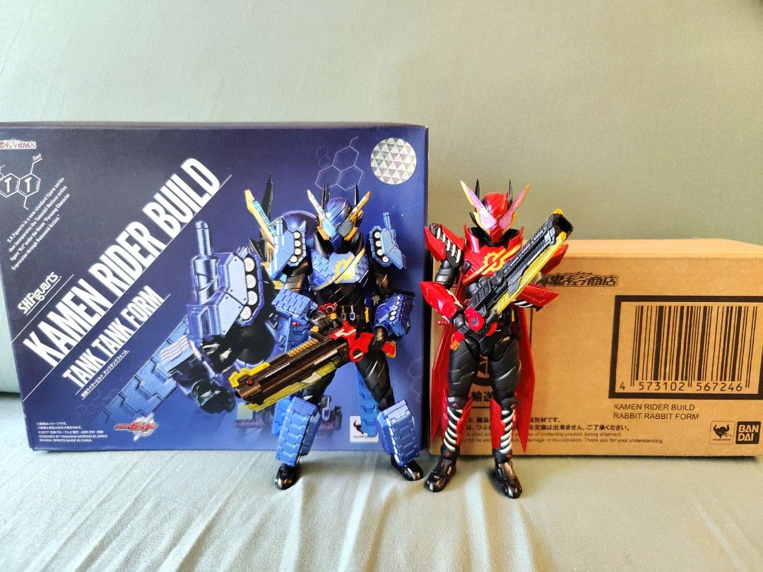 Shf Kamen Rider Rabbit Rabbit & Tank Tank BIB, Hobbies & Toys, Toys ...