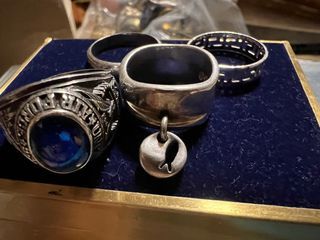 Silver ring Japan accessories sale!! Bundle