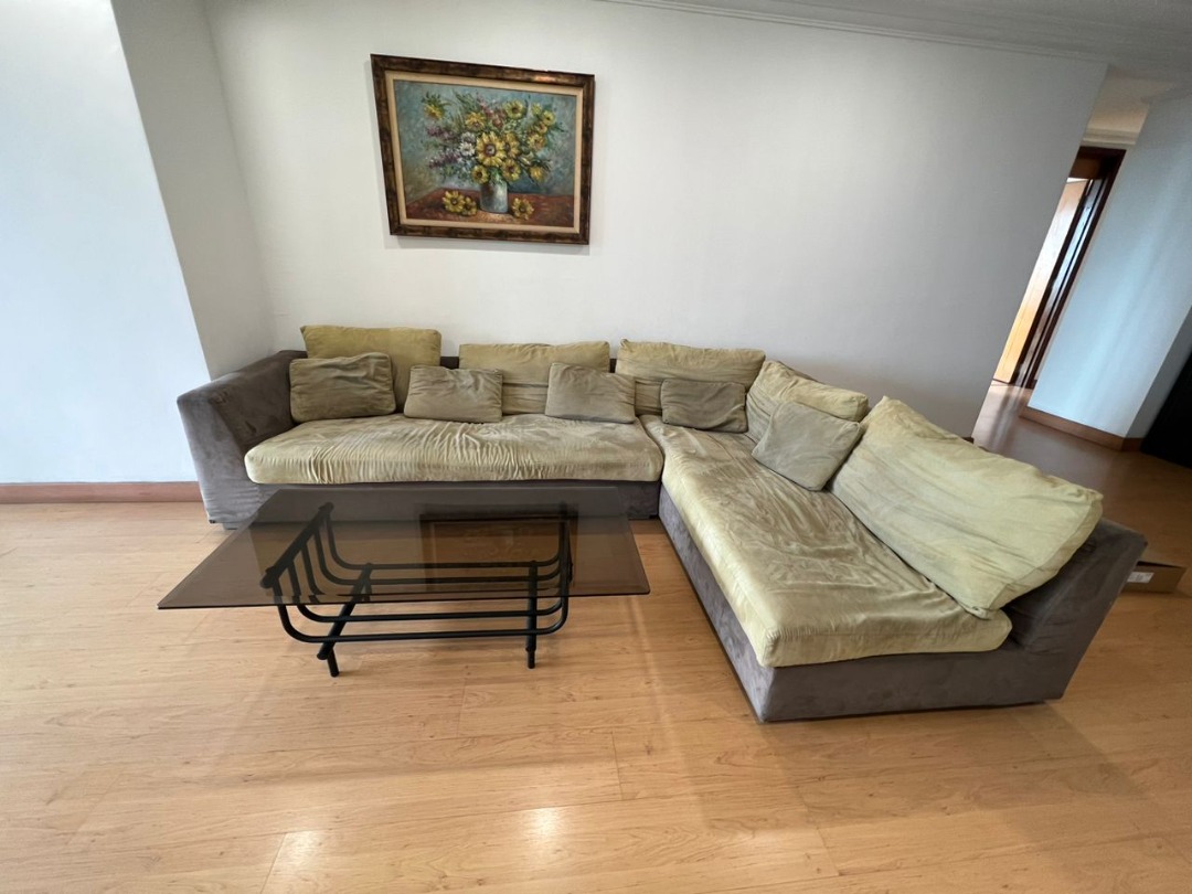 Sofa Lorenzo! Very big 6 Seater LShape Sofa, Furniture & Home Living