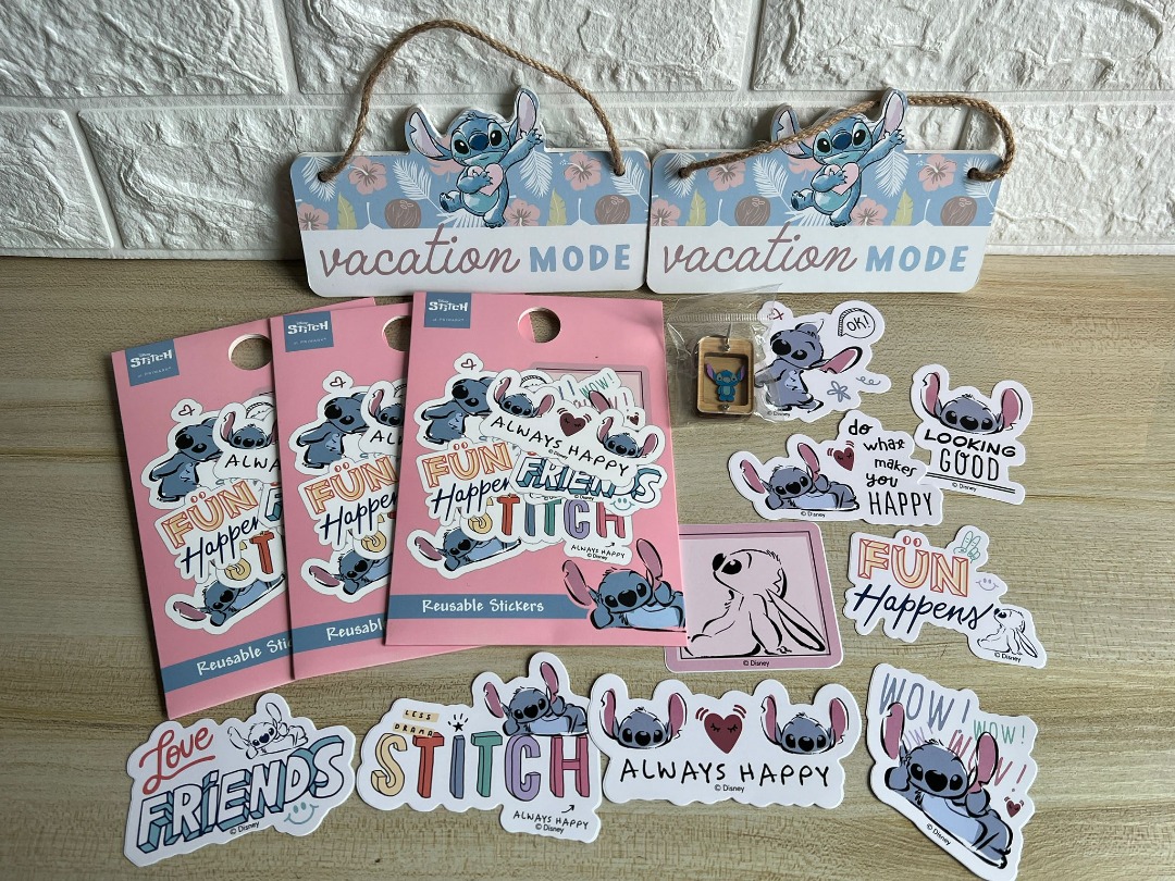 Stitch Stickers (3 Pcs/Pack)