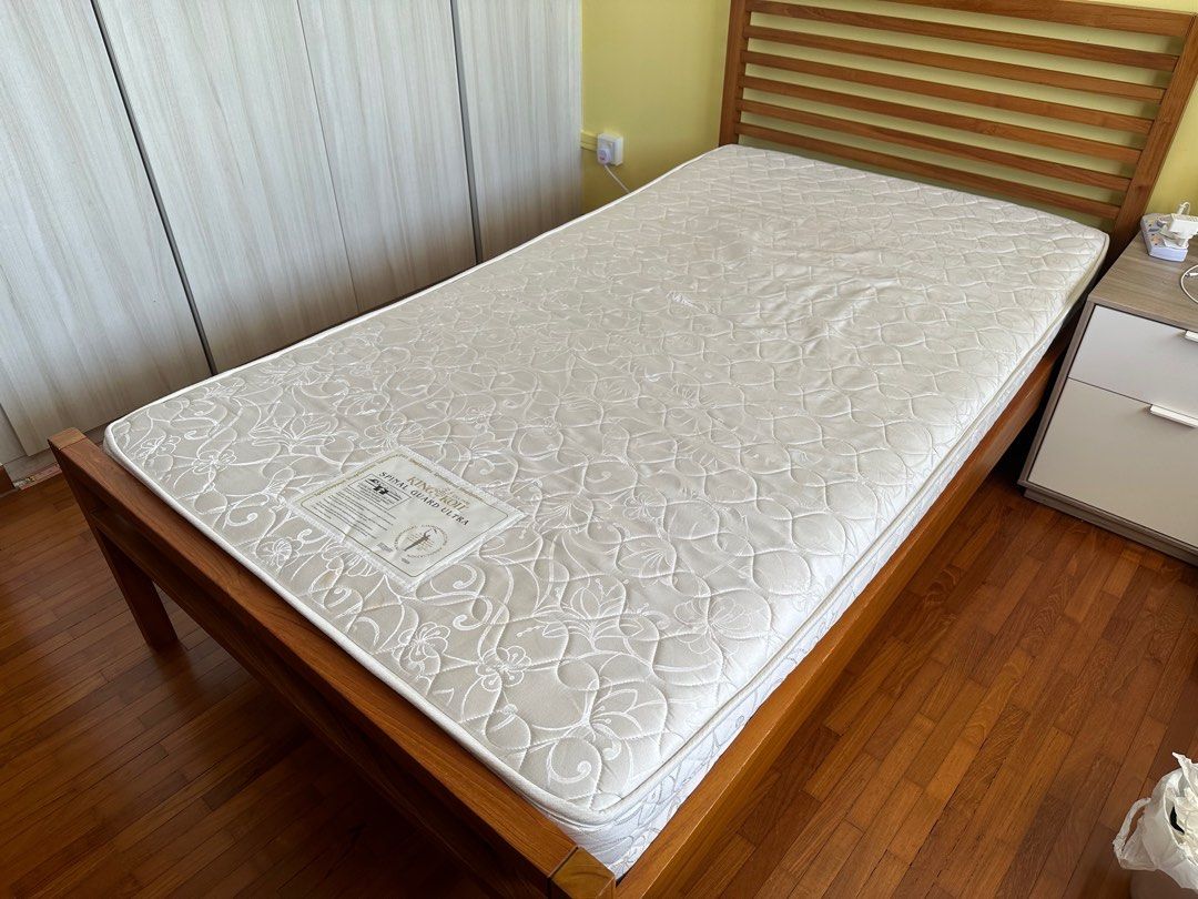 Super Single] King Koil Spinal Guard Ultra, Furniture & Home Living,  Furniture, Bed Frames & Mattresses On Carousell