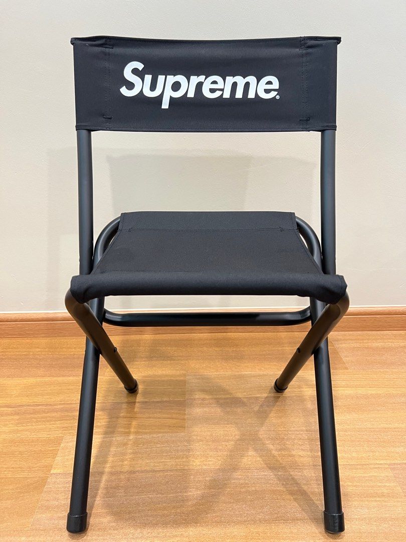 Supreme Coleman Folding Chair SS15 Rare Find preowned Black