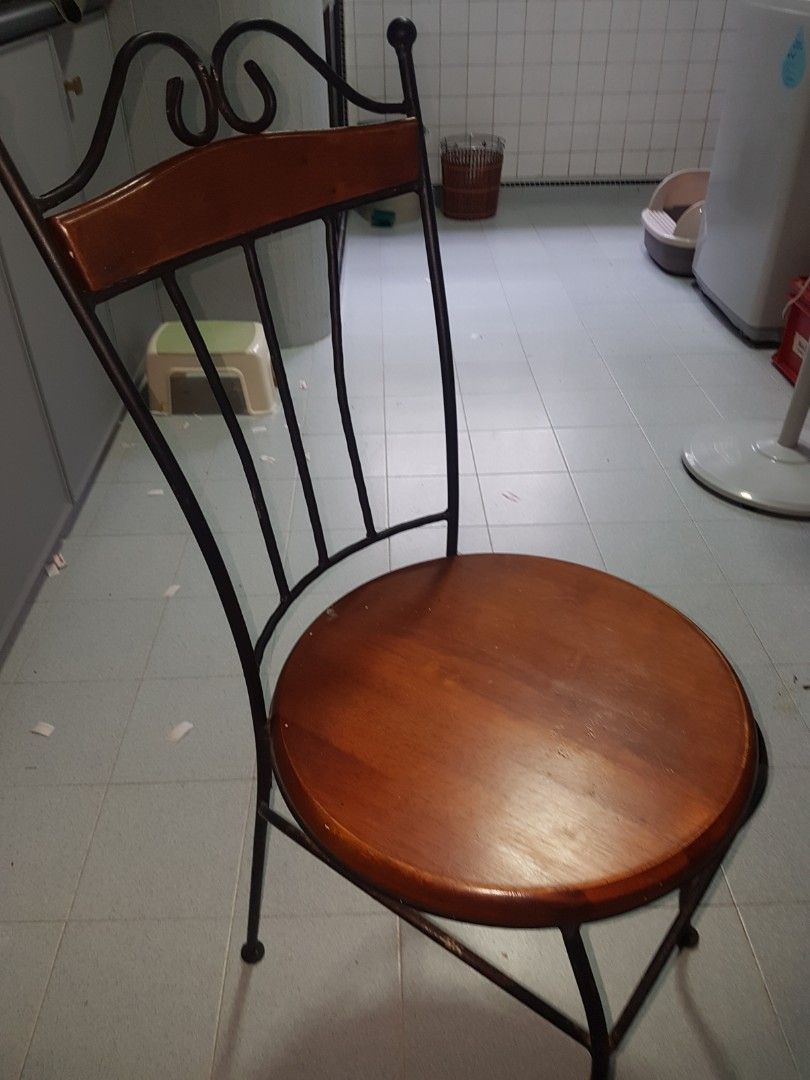 Teakwood Dining Table with 4 chairs, Furniture & Home Living, Furniture