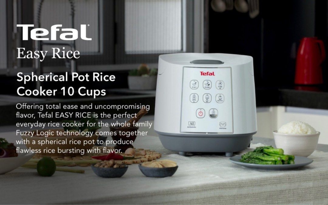 Tefal Easy Rice Cooker 1.8L RK7321, TV & Home Appliances, Kitchen
