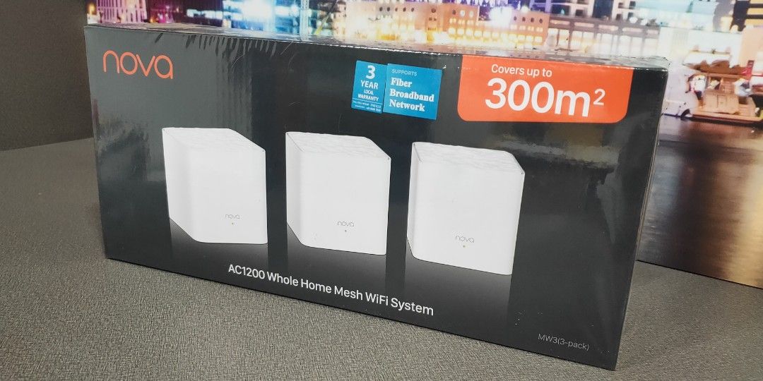 Tenda Nova MW3 (3 pack) AC1200 WiFi Mesh System, Computers & Tech, Parts & Accessories