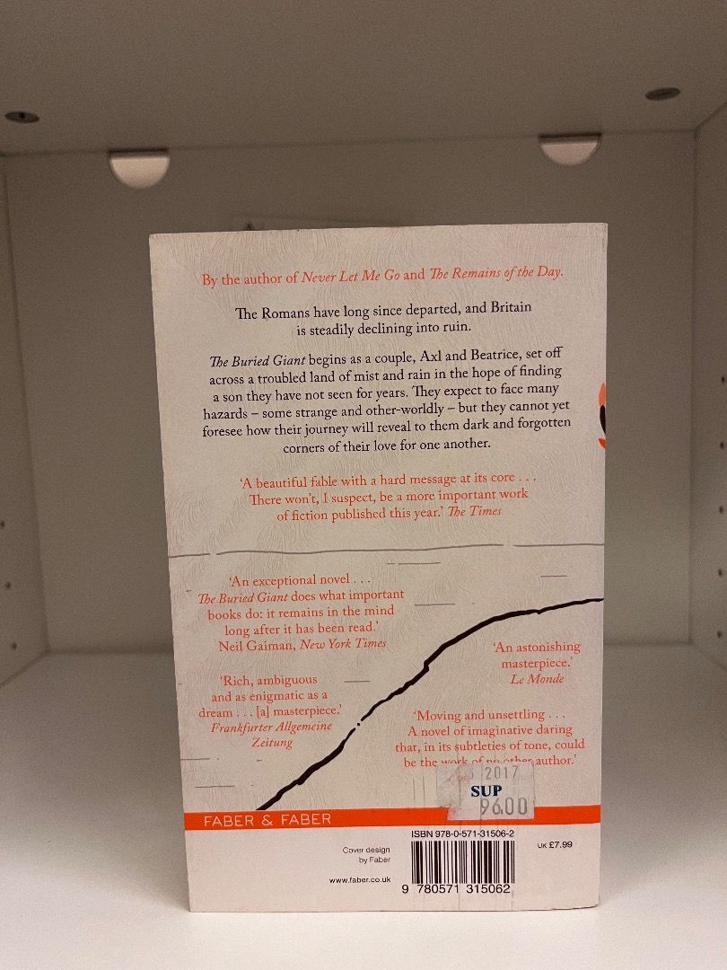 The Buried Giant by Kazuo Ishiguro [Nobel Prize Winner][石黑一雄