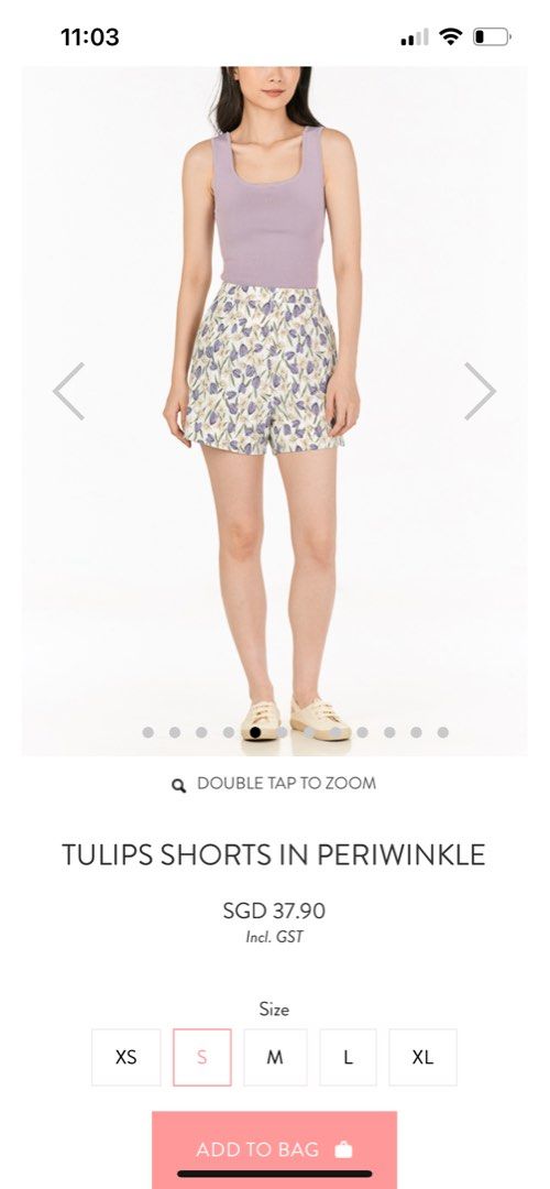 Tulips Shorts  The Closet Lover