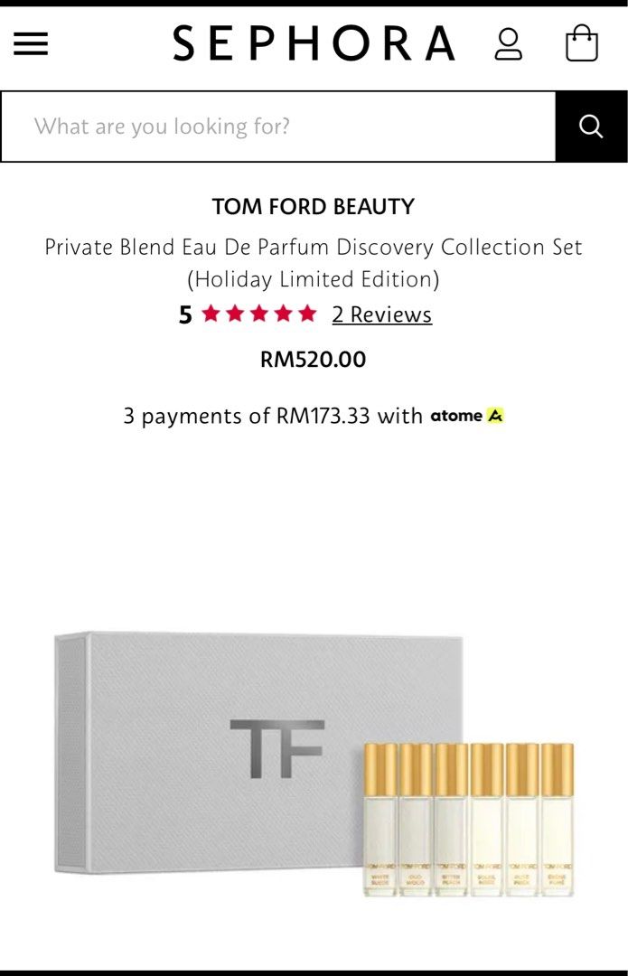 TOM FORD Private Blend Discovery Set, Beauty & Personal Care, Fragrance &  Deodorants on Carousell