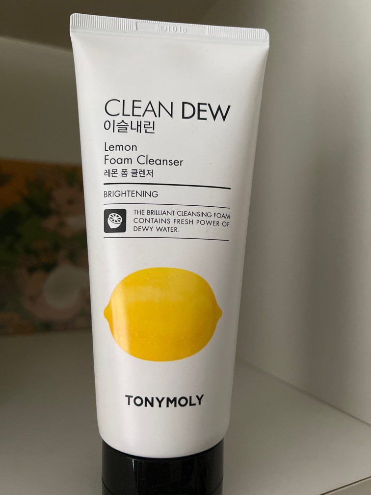 Tony Moly Clean Dew Lemon Foam Cleanser (made in Korea), Beauty ...