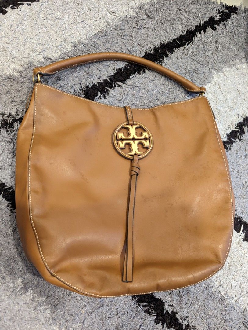 Tory burch miller metal slouchy hobo bag cheap