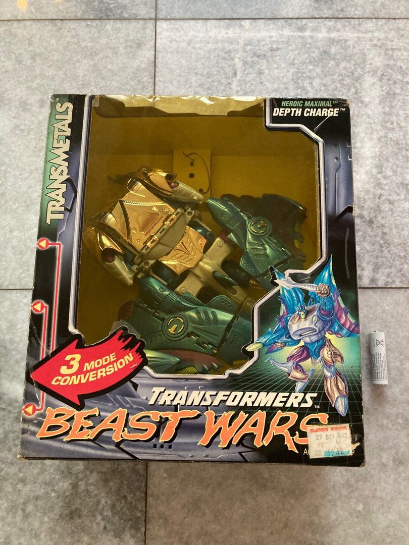 Transformers Kenner Vintage Beast wars Transmetals Heroic Maximal Depth