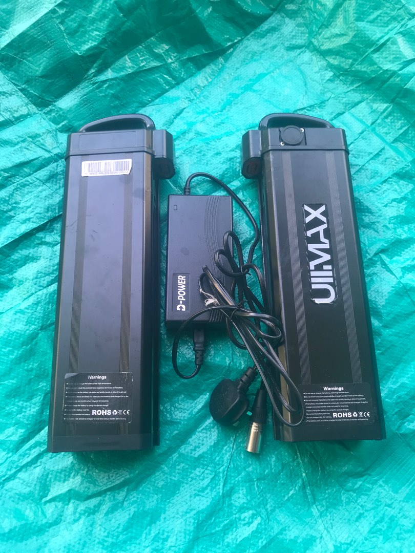 Two Ebike Battery w/ original charger for Eco drive, Mobile Phones