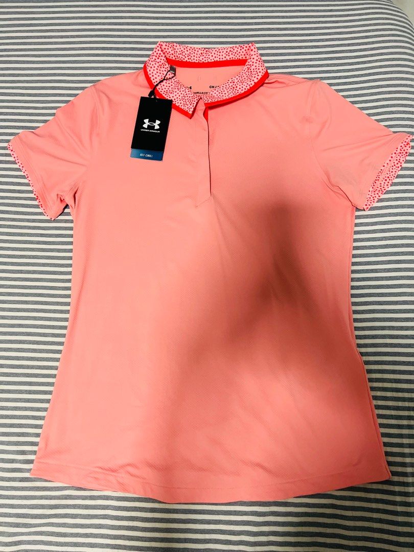 Puma pink hot sale golf shirt