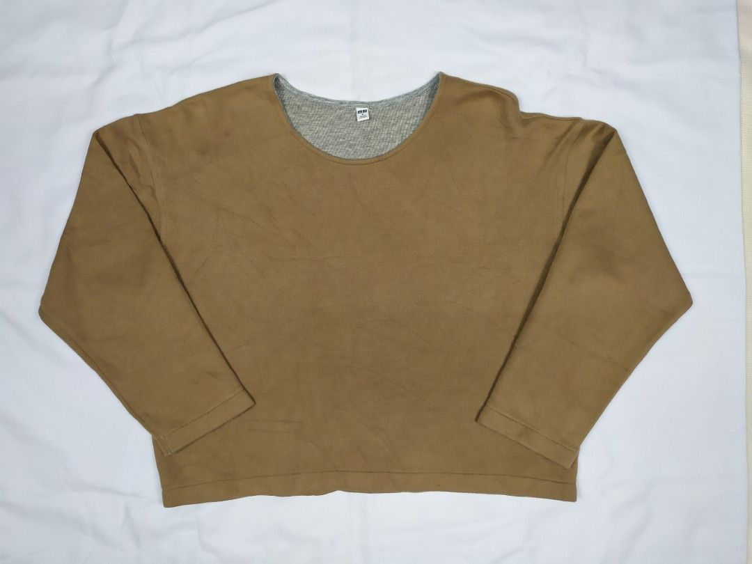 Uniqlo double face pullover sale