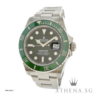 UNWORN!!! ROLEX OYSTER PERPETUAL DATE SUBMARINER 41″STARBUCKS” WITH BOX & CERT DATED 03/2023 (UNDER AGENT WARRANTY) 126610LV  JGWRL_2684