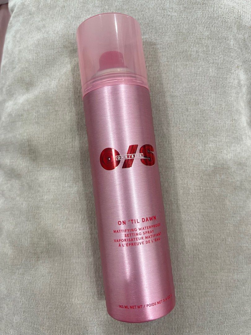 (Use Once) One Size On Til Dawn Mattifying Waterproof Setting Spray 143ml, Beauty & Personal (Use Once) One Size On Til Dawn Mattifying Waterproof Setting Spray 143ml, Beauty & Personal
