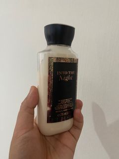 USED BATH & BODY WORKS INTO THE NIGHT BODY LOTION