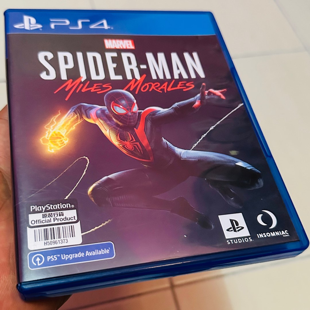 [USED] PS4 SpiderMan Miles Morales RALL, Video Gaming, Video Games