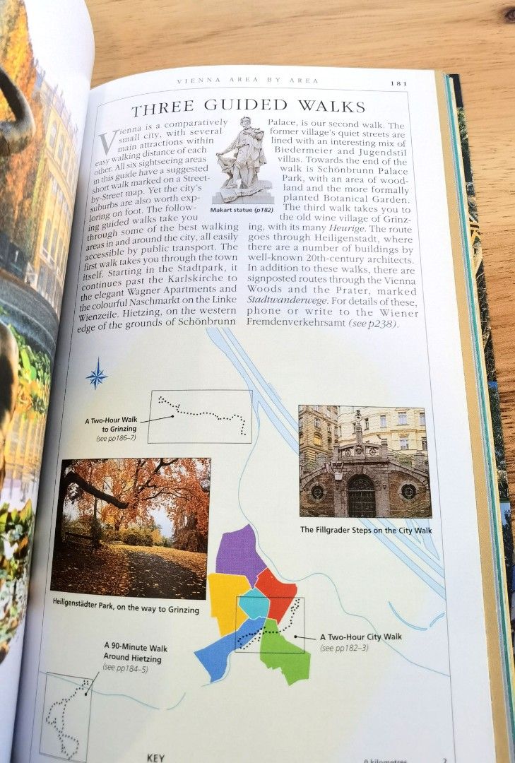 Vienna Country Travel Guide Map Book, Hobbies & Toys, Books & Magazines