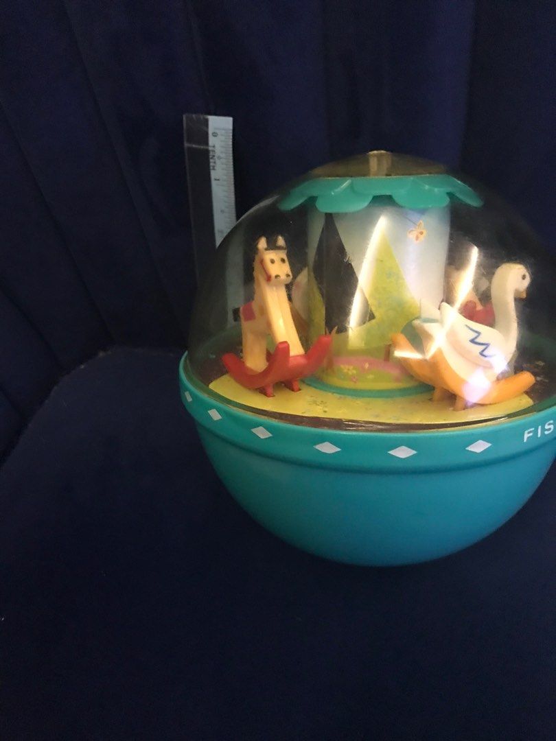 Fisher price roly poly chime ball 1972 on sale