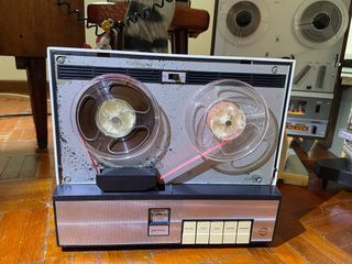 Vintage 70s Denon 5L-40 Reel to Reel Tape Recorder Speed 3 1/4-1 7/8 Rare! 