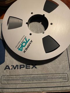 Vintage 70s Rare! Ampex 704 Reel to Reel Tape Metal Spool 10.5” New Old Stock