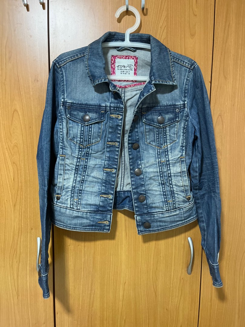 Vintage Esprit Denim Jacket, Women's Fashion, Coats, Jackets and