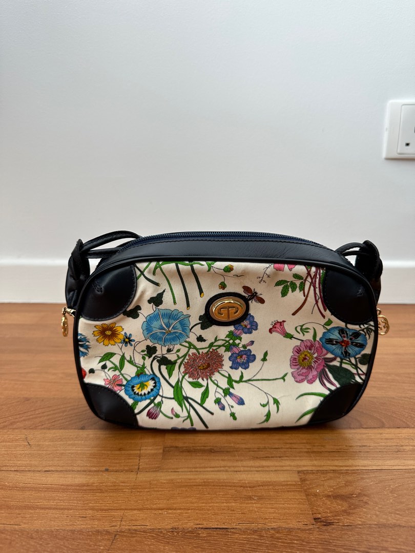 Gucci vintage floral bag outlet