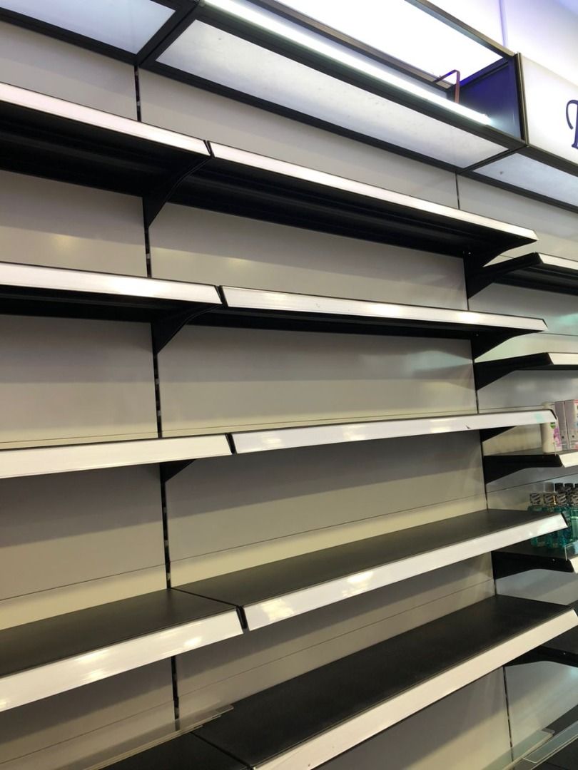 WALL GONDOLA SOLID BACK PANEL, Furniture & Home Living, Furniture