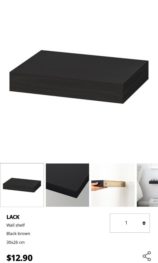 IKEA Lack Shelf / Rack / Shelving / shelves, Furniture & Home Living