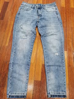 Washed jeans