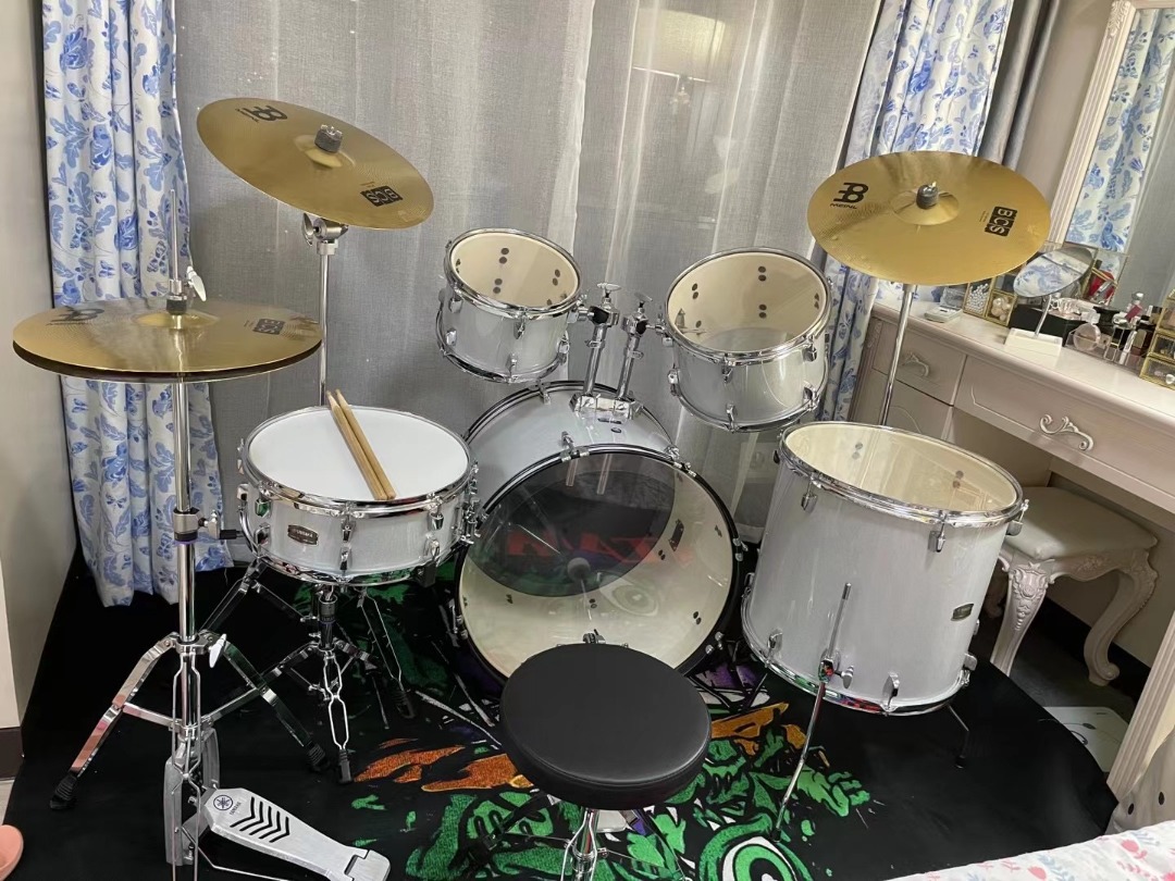 Yamaha Drums Set, Hobbies & Toys, Music & Media, Musical Instruments on