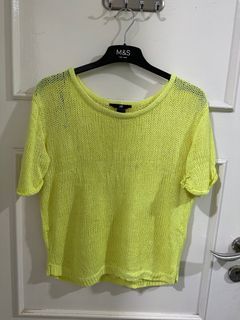 Yellow Knit H&M Top