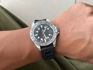 Yema Superman Worldtime GMT Diver Watch