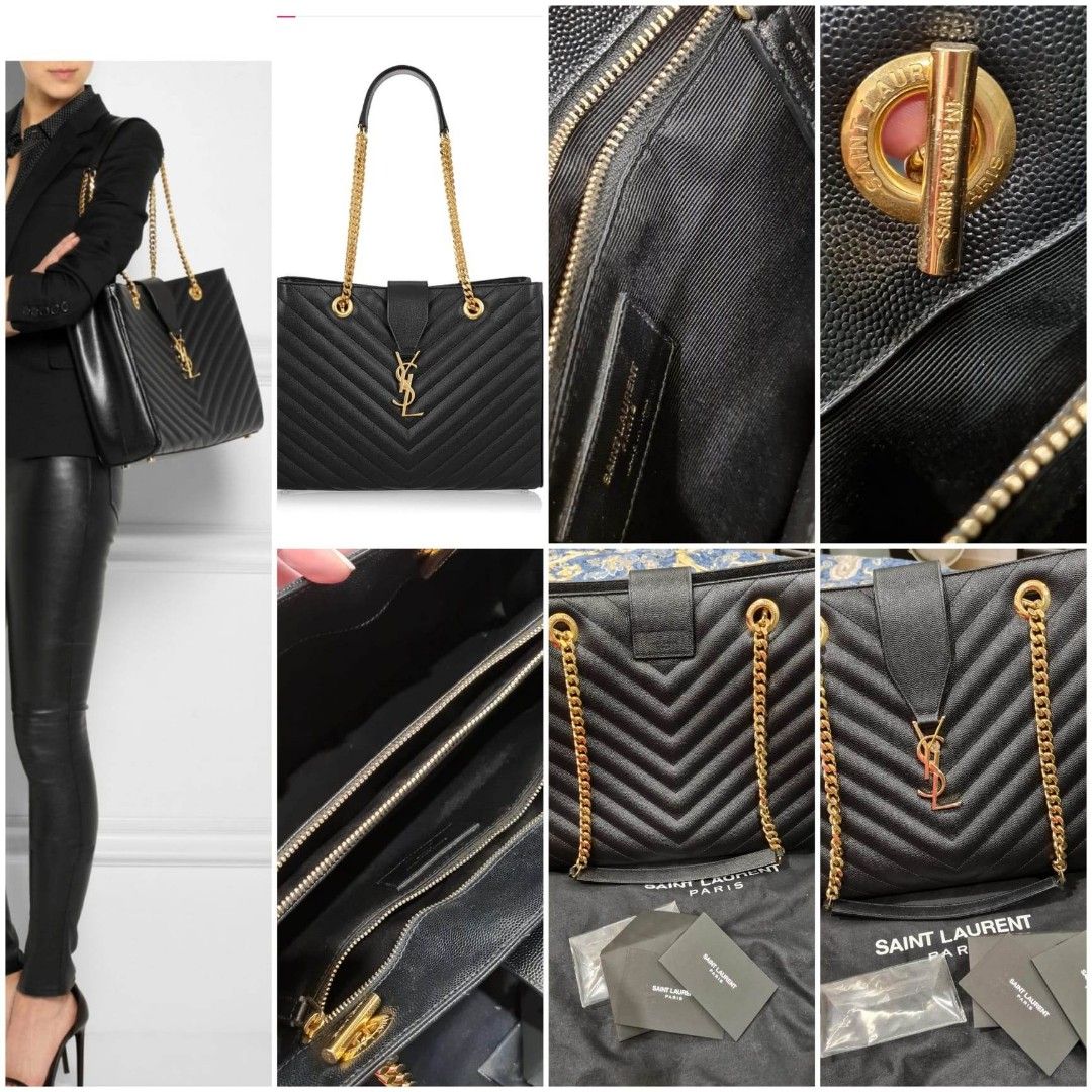 YSL Leather Bag on Carousell
