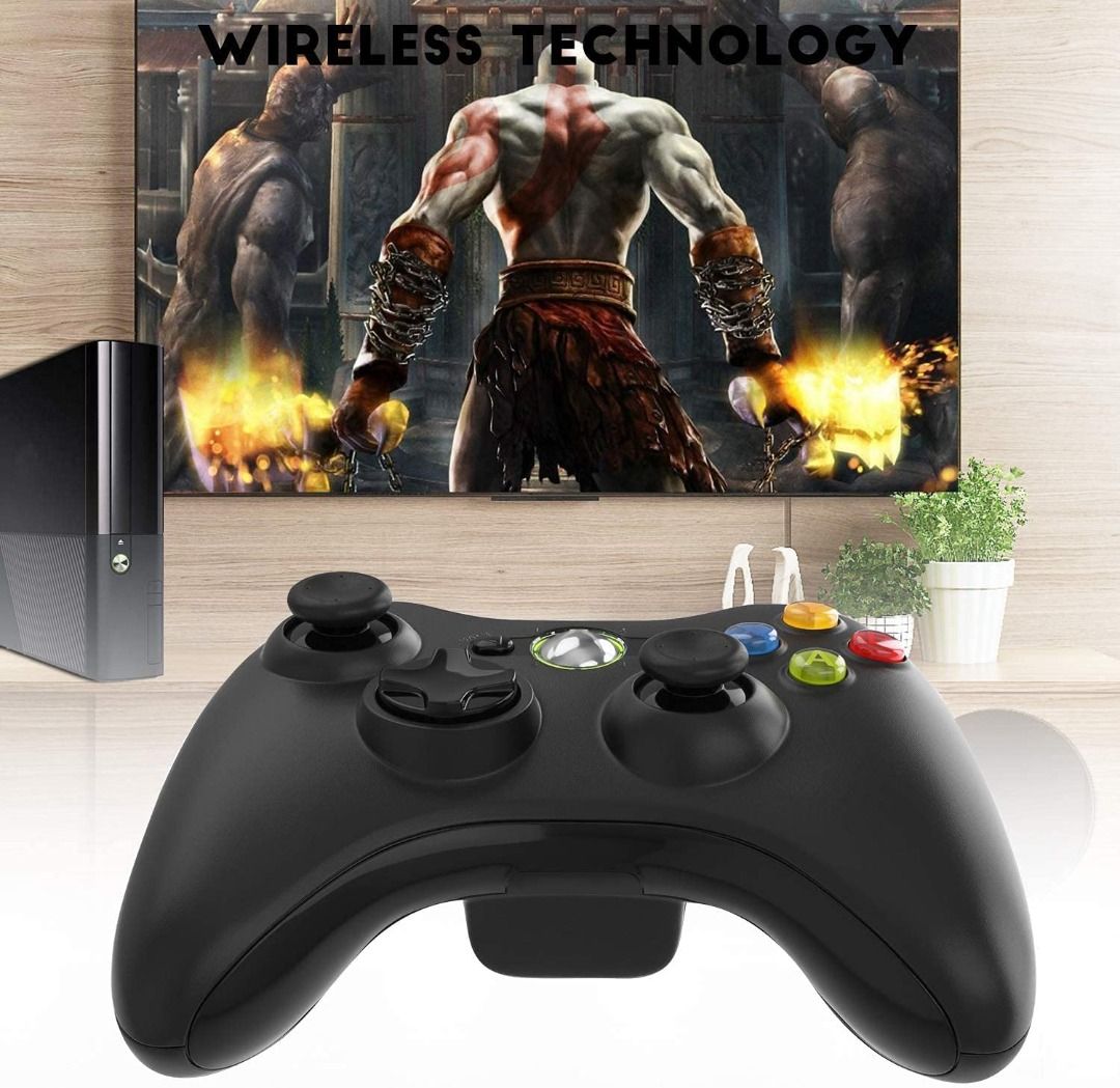 Zexrow Xbox 360 Controller, USB Wired Gamepad Joystick with Improved Dual  Vibration and Ergonomic Design for Microsoft Xbox 360 & Slim & PC Windows