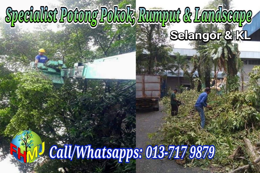 0137179879 Potong Pokok, Rumput & Kerja Landscape Shah Alam Klang
