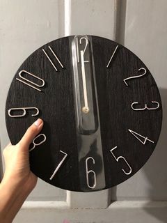 12 inch Modern minimalist wall clock for living room home cafe restaurant