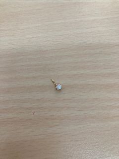18k金10分天然鑽石吊墜（不含鍊）#23春天色系