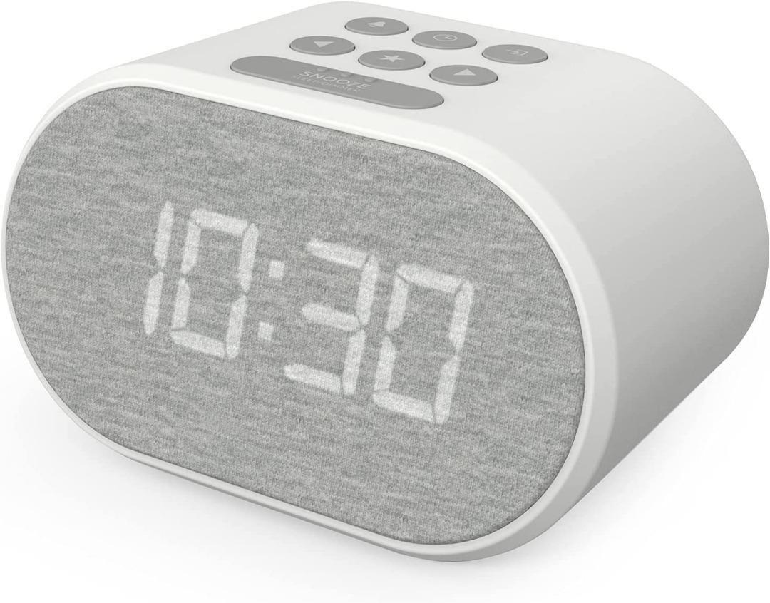 [1912] ibox Lite LED Backlit Bedside Radio Alarm Clock With USB